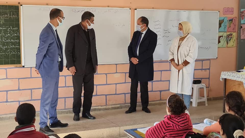 مدير الأكاديمية الجهوية للتربية والتكوين لجهة الدار البيضاء-سطات في زيارة تفقدية لعدد من  المؤسسات التعليمية بالمديرية الإقليمية سطات