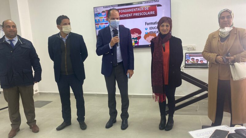 الأكاديمية الجهوية للتربية والتكوين بجهة الدار البيضاء سطات تواصل تنزيل البرنامج الوطني للتعليم الأولي بشراكة مع المعهد الفرنسي بالمغرب