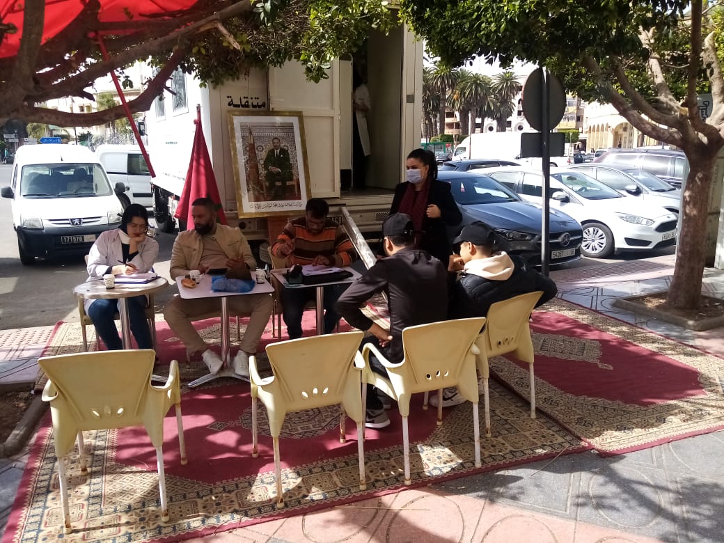 قائدة الملحقة الإدارية الثانية بسطات تُواصل عملية تقريب التلقيح من المواطنين