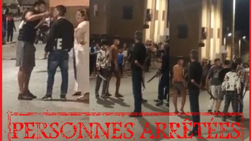 ولاية أمن سطات توقف ثماني أشخاص على خلفية  مقطع فيديو متداول عبر تطبيقات التراسل الفوري