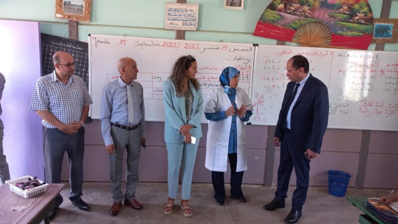 مدير أكاديمية جهة الدار البيضاء سطات في زيارة تفقدية لعدد من المؤسسات التعليمية ببنسليمان