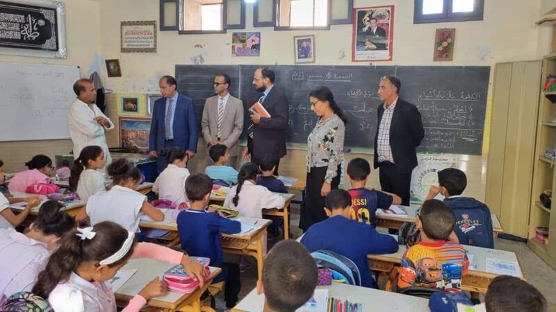 مدير الأكاديمية الجهوية للتربية التكوين لجهة الدار البيضاء سطات في زيارة تفقدية لعدد من المؤسسات التعليمية بإقليم سطات