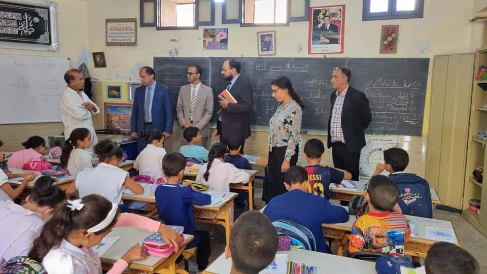 مدير الأكاديمية الجهوية للتربية التكوين لجهة الدار البيضاء سطات في زيارة تفقدية لعدد من المؤسسات التعليمية بإقليم سطات