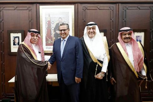 عزيز أخنوش يستقبل وزير التجارة السعودي