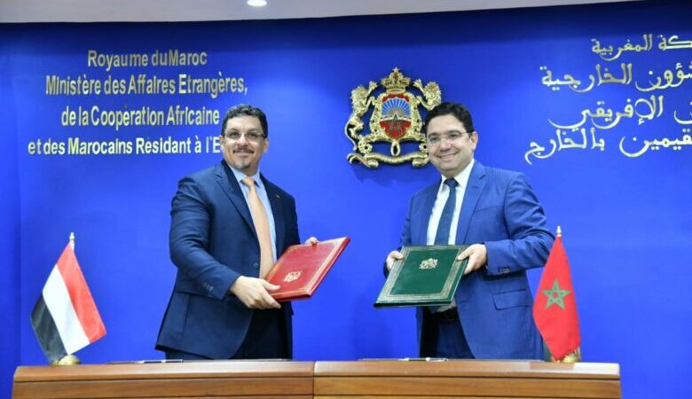 المغرب واليمن يوقعان على اتفاقيات تعاون في عدد من المجالات