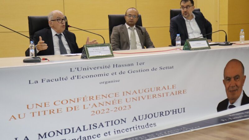 كلية الاقتصاد والتدبير بسطات تنظم محاضرة بعنوان” العولمة اليوم: اتجاهات وعدم اليقين “