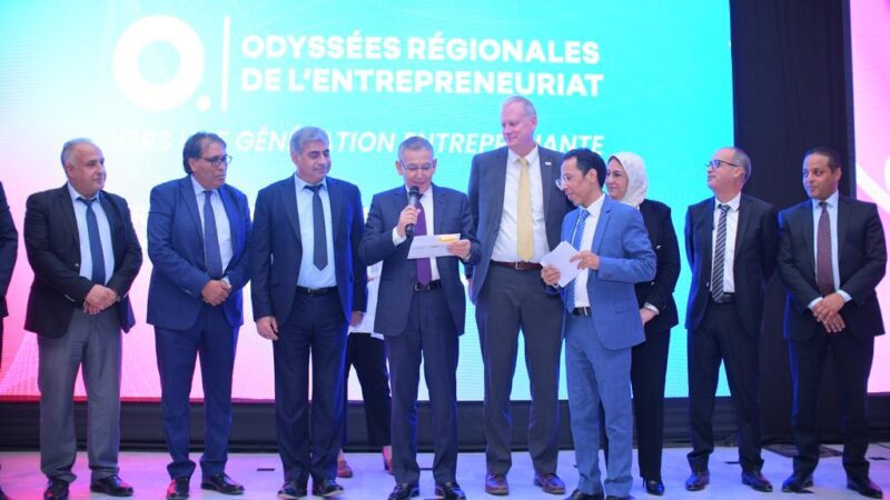 بني ملال: تتويج الفائزين بالنسخة الأولى لمنافسة الأوديسا الجهوية لريادة الأعمال بني ملال – خنيفرة