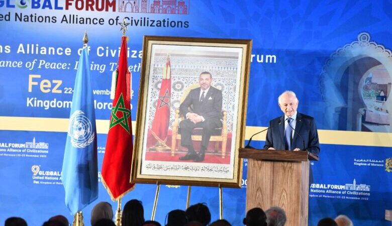 جلالة الملك يوجه رسالة سامية إلى المشاركين في الدورة التاسعة للمنتدى العالمي لتحالف الحضارات