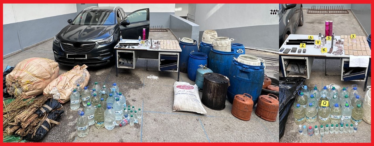 ترويج المخدرات والمؤثرات العقلية وبيع المشروبات الكحولية بدون رخصة يطيح بشخصين