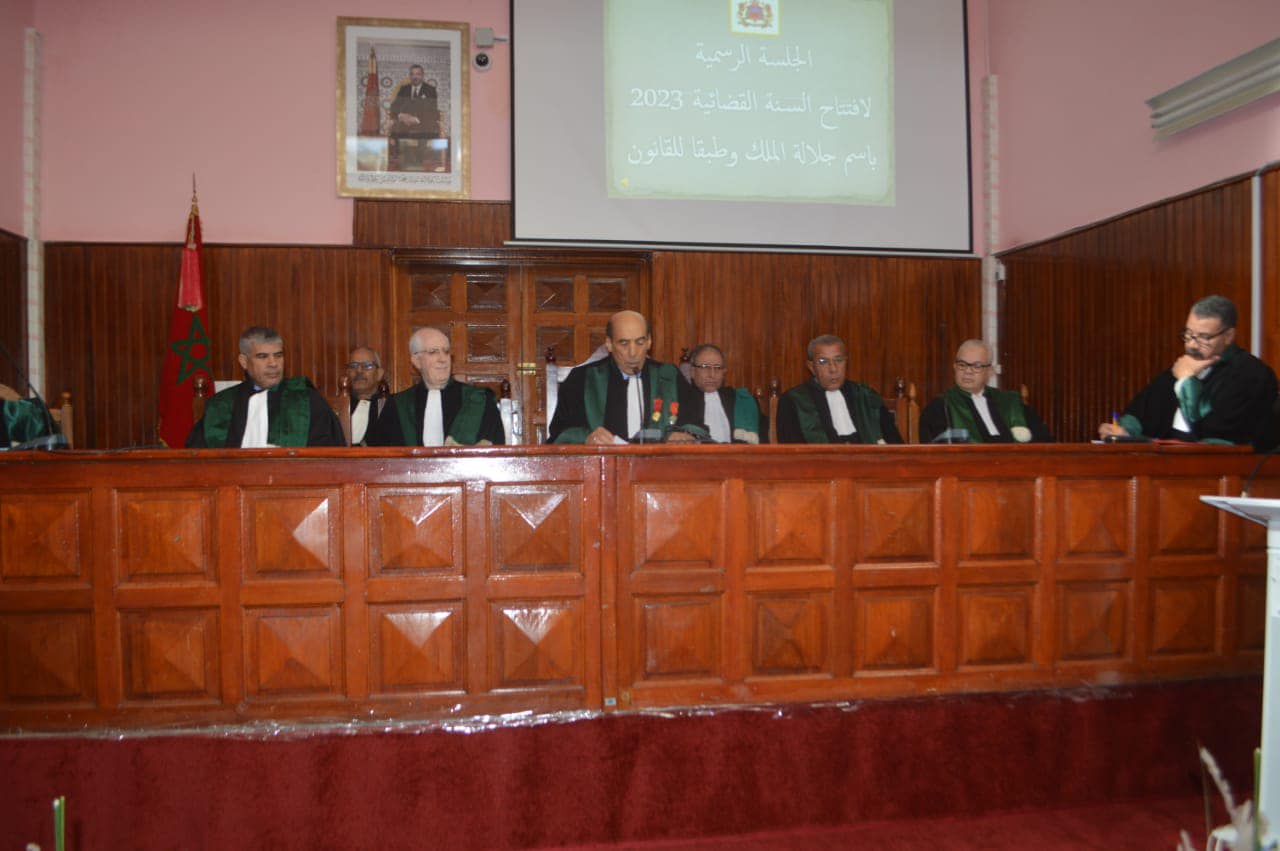 افتتاح السنة القضائية على مستوى الدائرة القضائية لمحكمة الاستئناف بسطات