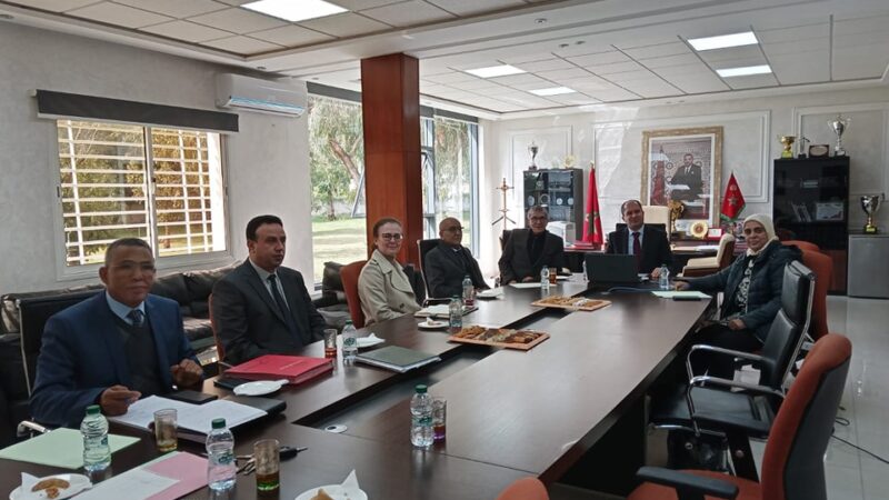 مدير الأكاديمية الجهوية للتربية والتكوين لجهة الدار البيضاء سطات يترأس اجتماعا عبر المناظرة المرئية