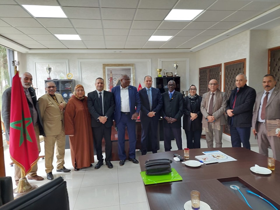 وفد من الفدرالية الدولية لجمعيات أمهات وآباء التلاميذ  في زيارة لأكاديمية جهة الدار البيضاء سطات