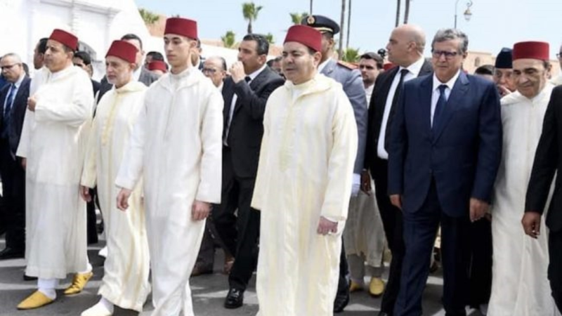 تشييع جثمان الراحل عبد الواحد الراضي بحضور صاحب السمو الملكي ولي العهد الأمير مولاي الحسن وصاحب السمو الملكي الأمير مولاي رشيد