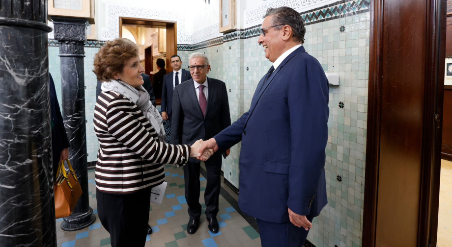 أخنوش يستقبل الرئيسة المديرة العامة لهيئة تحدي الألفية