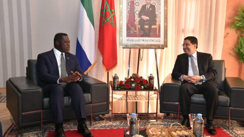 سيراليون تجدد التأكيد على دعمها الثابت لمغربية الصحراء وتشيد بمبادرة الحكم الذاتي كأساس وحيد لتسوية هذا الملف