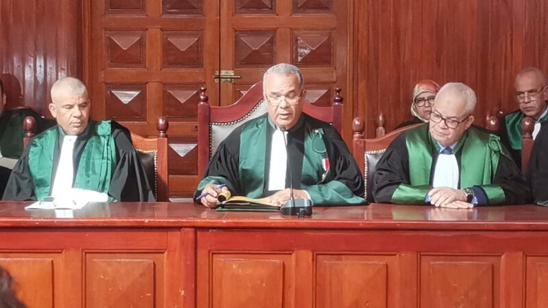 الأستاذ رشيد تاشفين الرئيس الأول لمحكمة الاستئناف بسطات دعا إلى تضافر جهود كل المتدخلين لبلورة رؤية جلالة الملك محمد السادس لإصلاح منظومة العدالة  خلال حفل تنصيبه