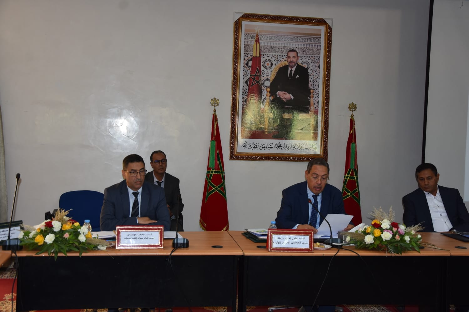 عامل إقليم سطات يدعو إلى نهج مبدأ الاستباقية خلال المجلس الإداري للوكالة الجماعية المستقلة لتوزيع الماء والكهرباء للشاوية