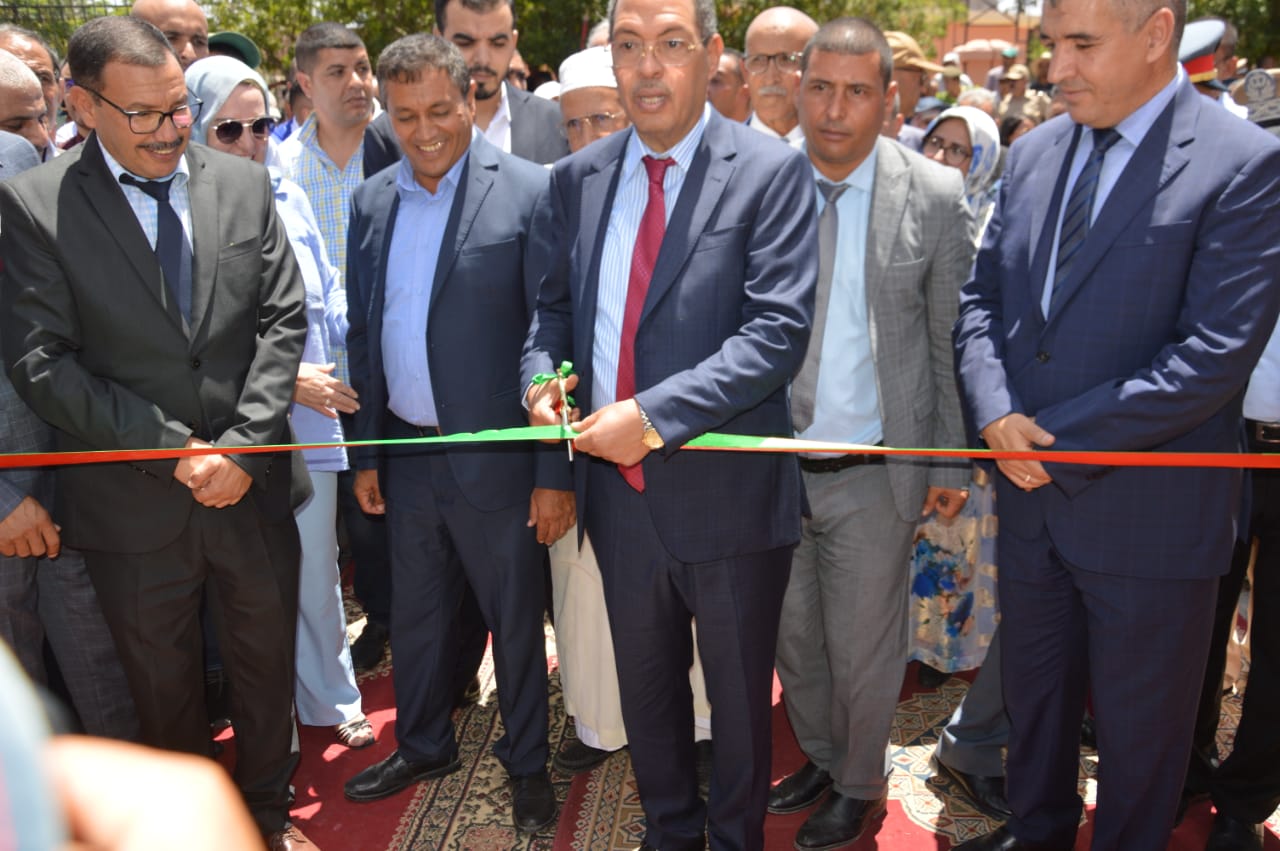 عامل إقليم سطات يشرف على إعطاء انطلاقة وتدشين عدد من المشاريع الاجتماعية بمناسبة عيد العرش المجيد