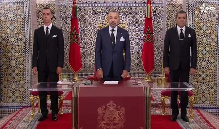 صاحب الجلالة الملك محمد السادس يوجه خطابا ساميا إلى الأمة بمناسبة الذكرى الثامنة والأربعين للمسيرة الخضراء