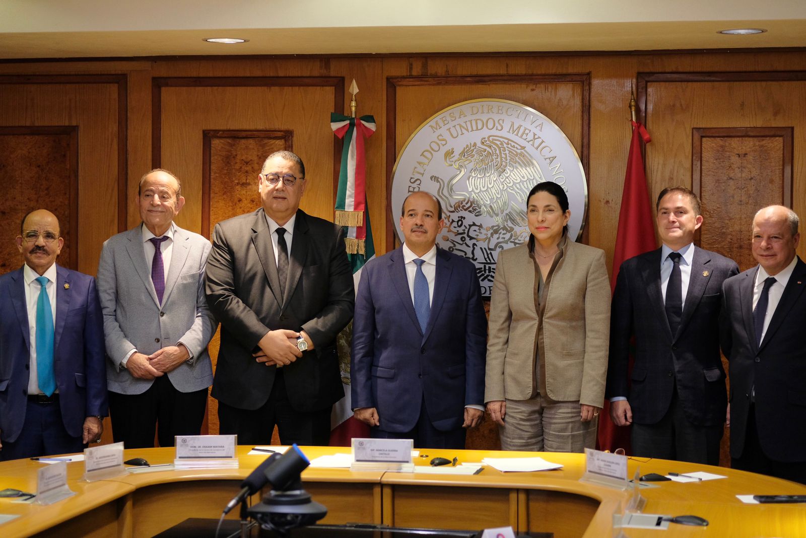 مكسيكو.. رئيس مجلس المستشارين، النعم ميارة، يتباحث مع رئيسة مجلس النواب المكسيكي