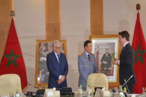 لوديي يستقبل الوزير المنتدب في الدفاع الألماني