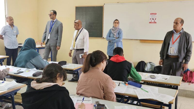 المدير الإقليمي بسطات  يتفقد انطلاق اختبارات الدورة العادية لامتحانات الباكالوريا