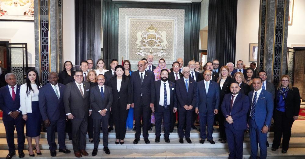 رئيس مجلس النواب يجري لقاءات ثنائية مع رؤساء وممثلي المؤسسات التشريعية بأمريكا الوسطى والكارييب والمكسيك (الفوبريل)