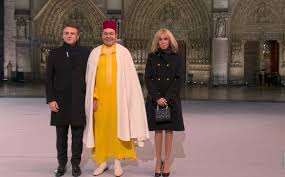 صاحب السمو الملكي الأمير مولاي رشيد يمثل جلالة الملك بباريس في حفل إعادة افتتاح كاتدرائية نوتردام