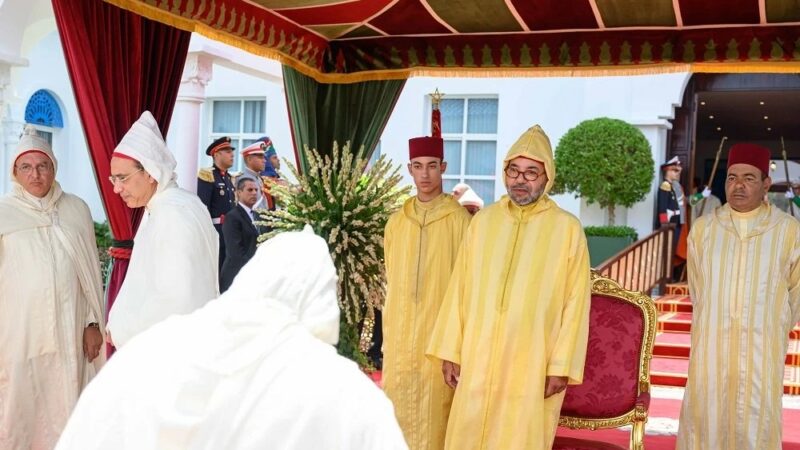 جلالة الملك يترأس بالمضيق حفل استقبال بمناسبة عيد العرش المجيد
