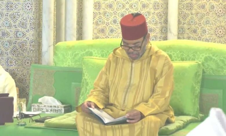 أمير المؤمنين يترأس بمسجد حسان بالرباط حفلا دينيا إحياء لليلة المولد النبوي الشريف