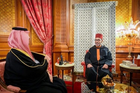 جلالة الملك يستقبل بالدار البيضاء مبعوثا من خادم الحرمين الشريفين ومن ولي عهد المملكة العربية السعودية حاملا رسالة شفوية لجلالته