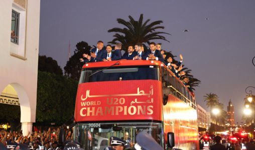 استقبال شعبي جماهيري بالرباط لـ”أشبال الأطلس” أبطال العالم لأقل من 20 سنة