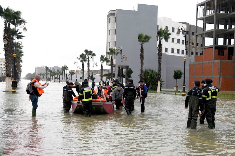 القصر الكبير.. جهود ميدانية وتعبئة متواصلة في ظل عودة الاضطرابات الجوية