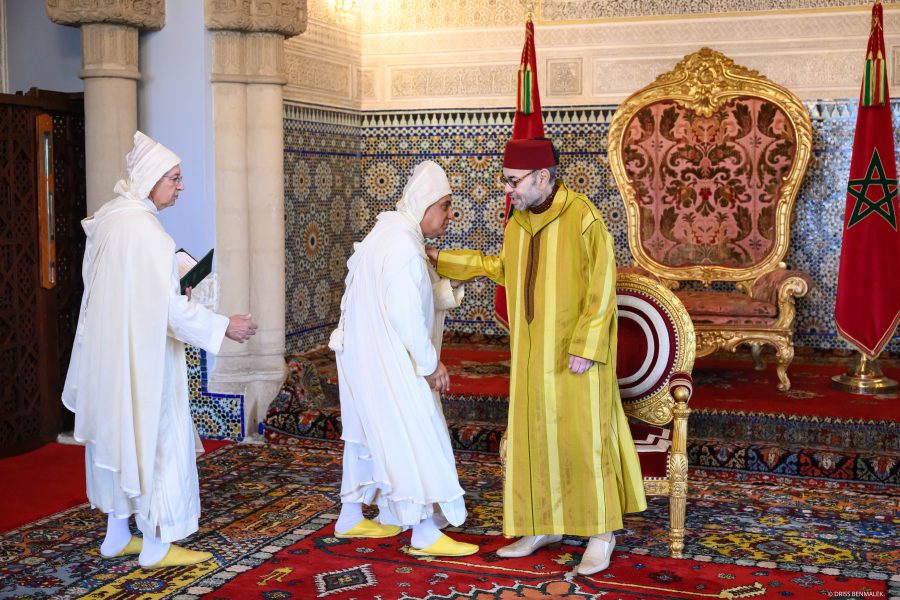 صاحب الجلالة الملك محمد السادس يستقبل الأعضاء المعينين بالمحكمة الدستورية